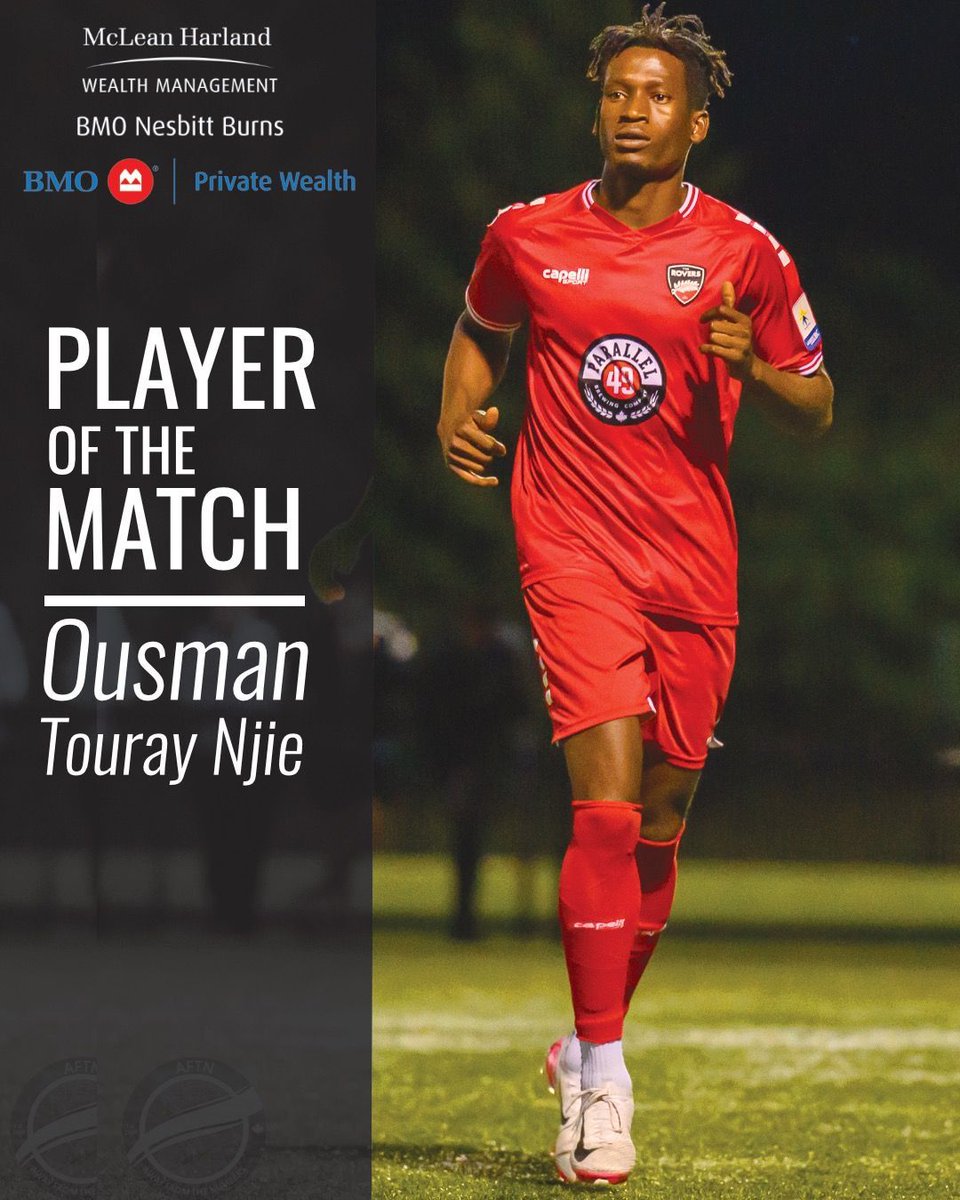 TSSRovers's tweet photo. The Men's Player of the Match presented by McLean Harland Wealth Management for match week 9 is Ousman Touray.

#TSSRovers https://t.co/GCUhMxmY9J