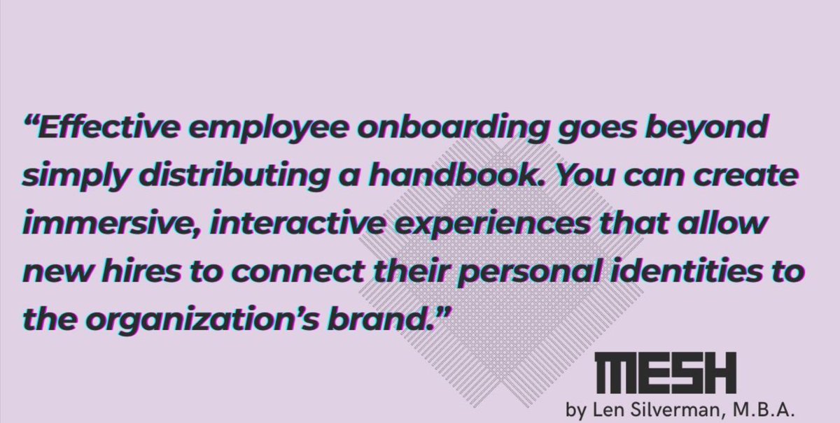 Lensilverman's tweet image. How do you onboard your employees?
