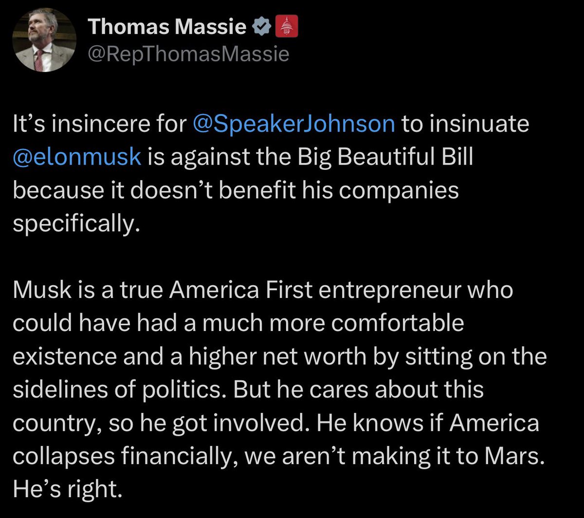 Why is Mike Johnson lying about Musk?