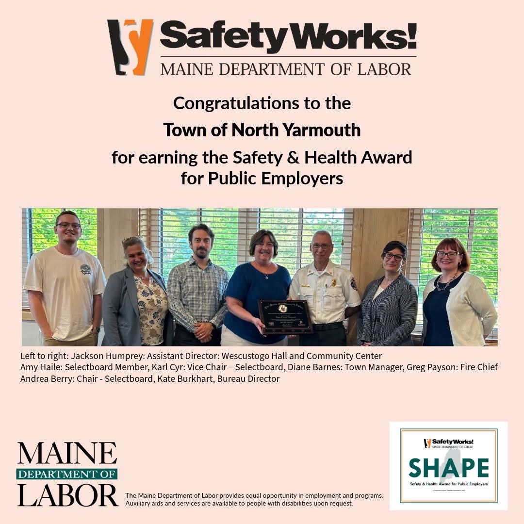 #NYTeam is a Safety &amp; Health Award for Public Employers (SHAPE) recipient. SHAPE recognizes public sector employers who maintain an exemplary safety &amp; health management system, an achievement that distinguishes your organization continuing as a model for workplace safety &amp; health