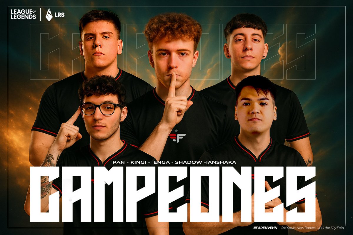 Farenvehn GE (@farenvehnge) on Twitter photo ¡CAMPEONES!
¡LA LIGA REGIONAL SUR ES NUESTRA, CARAJO! 🏆🔥
¡Qué final increíble contra <a href="/MazeGamingLA/">Maze Gaming</a>! ¡Un 3-1 que grita pasión y entrega!
¡Este equipo dejó el alma en cada jugada, pura garra y corazón! ❤️ ¡CAMPEONES!
¡LA LIGA REGIONAL SUR ES NUESTRA, CARAJO! 🏆🔥
¡Qué final increíble contra <a href="/MazeGamingLA/">Maze Gaming</a>! ¡Un 3-1 que grita pasión y entrega!
¡Este equipo dejó el alma en cada jugada, pura garra y corazón! ❤️