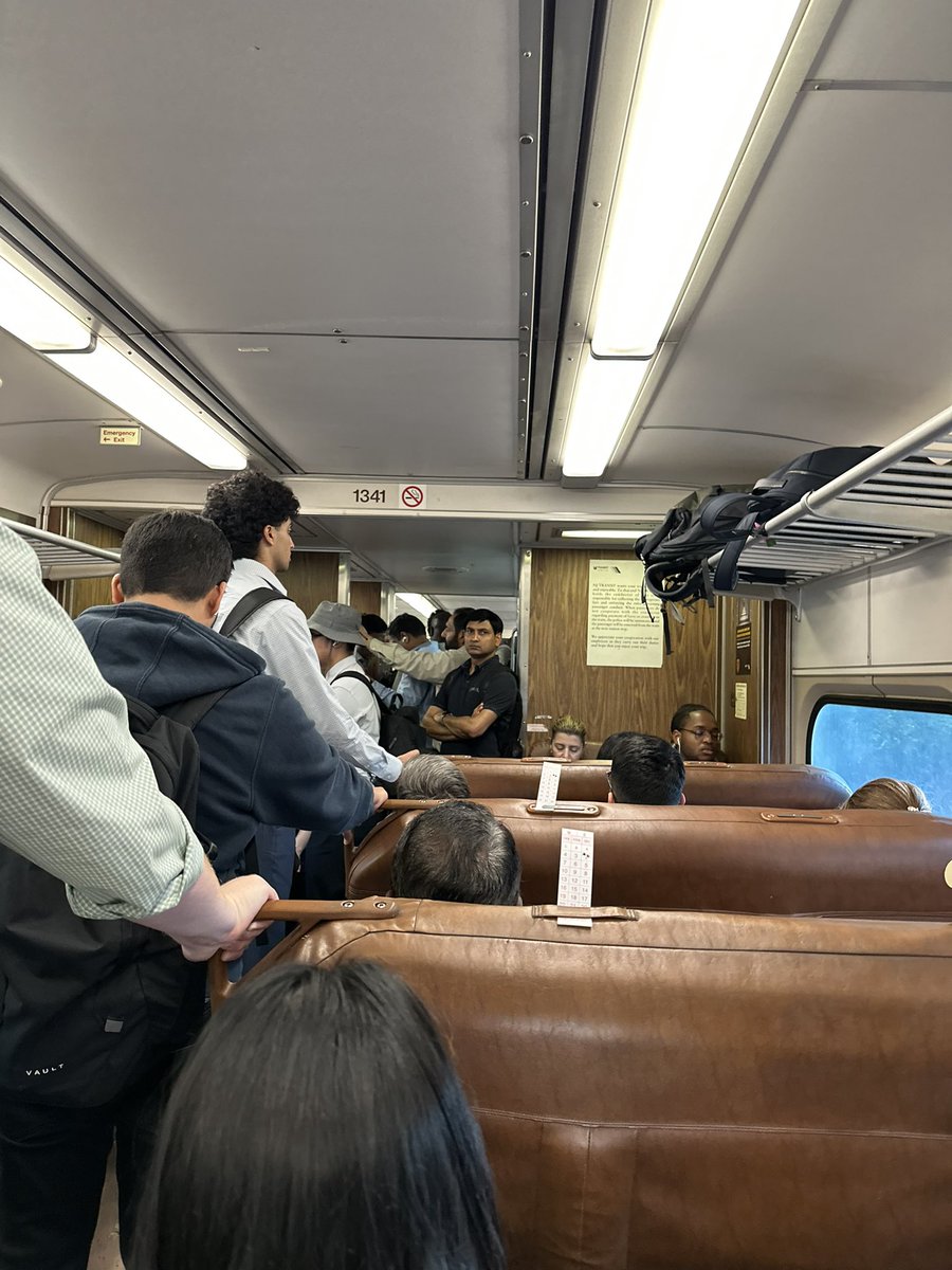 joeponisi's tweet photo. @NJTRANSIT what the heck happened that NEC 3871 is jam packed every night! At least put one of the bigger trains instead of the ones from 1960!! Please fix basic overcrowding issues https://t.co/erLg8gMxNk