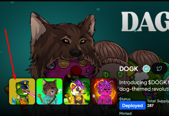 DagKnight Dog (@dagknightdog) on Twitter photo $DOGK #NFTs have been in demand the past 24 hours, so I thought I'd share the first ever mint! #1 mint, rank 187 and will always be used as the face of #DOGK NFTs on <a href="/KaspaCom/">KaspaCom ⚡️</a> as per the pic below. Click the link below and check out the #Attributes and mint yours today! Only 287 $DOGK #NFTs have been in demand the past 24 hours, so I thought I'd share the first ever mint! #1 mint, rank 187 and will always be used as the face of #DOGK NFTs on <a href="/KaspaCom/">KaspaCom ⚡️</a> as per the pic below. Click the link below and check out the #Attributes and mint yours today! Only 287