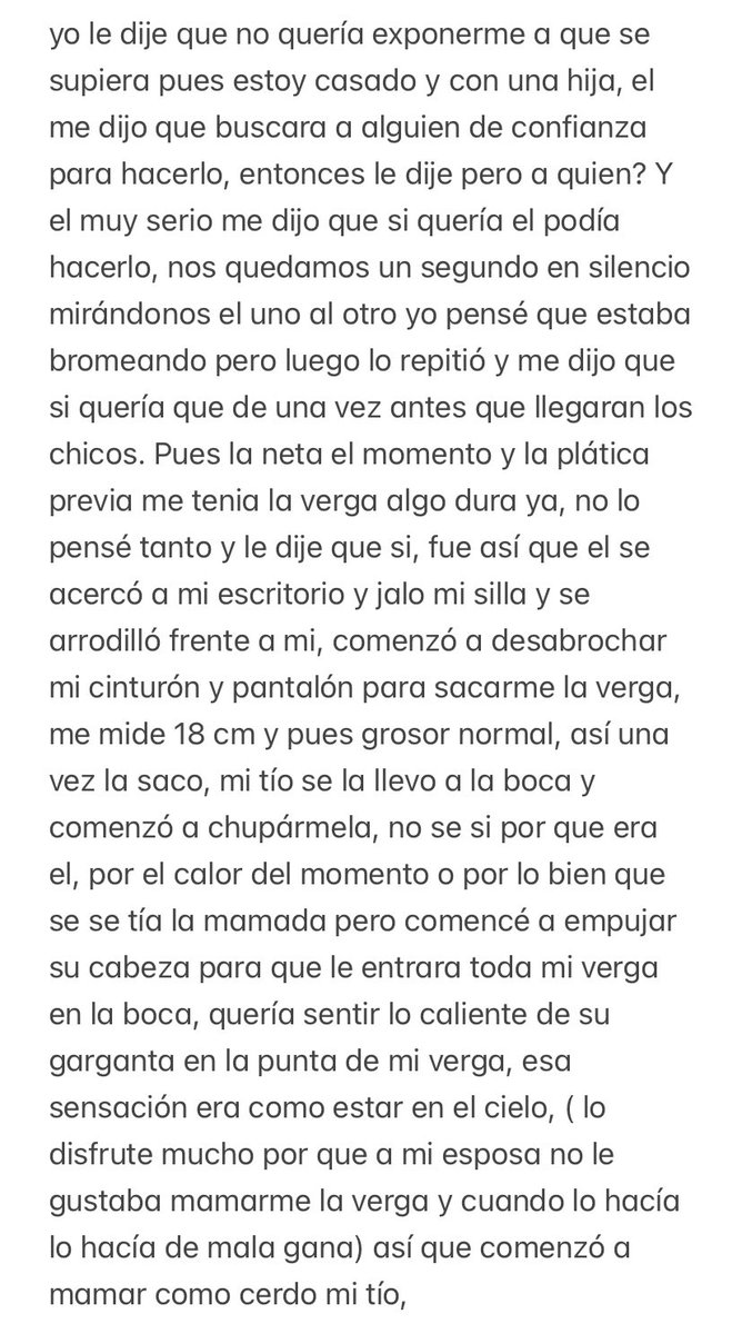 insexxxto's tweet photo. Roles con el Tío 🧑🏻🦱😈👨🏻🦱🔥🔥🔥
PARTE 1/2
#relatosgay #sexogayenfamilia #fyp #viral #cancungay #tiogay https://t.co/WIdo731rjC