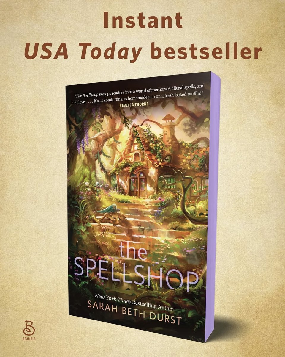 I'm speechless... Thank you so much to all of the amazing readers who embraced this cozy book when the hardcover came out last summer and continue to embrace it now in paperback! I treasure every single one of you and can't wait to share The Enchanted Greenhouse with you in July!
