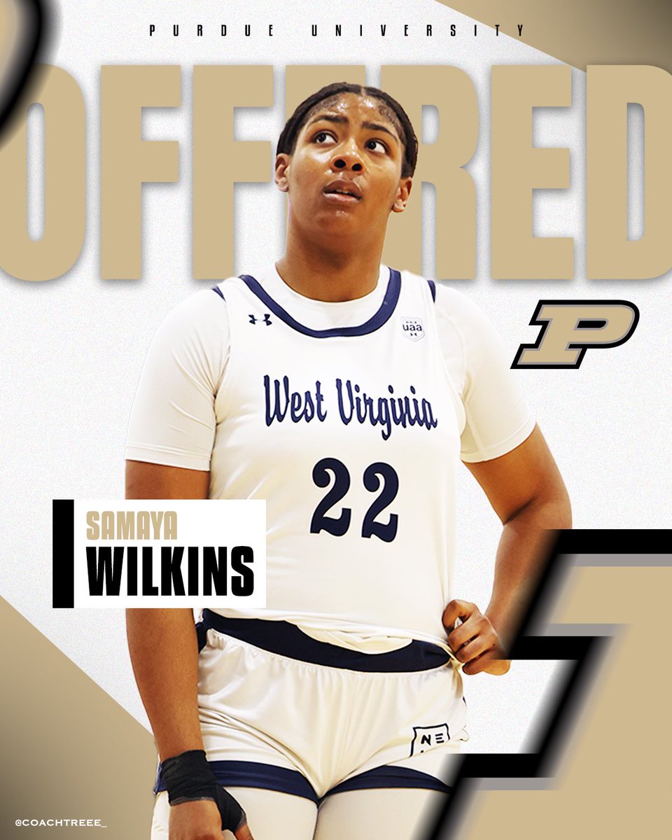 West Virginia Thunder UAA (@wvthunderuaa) on Twitter photo Samaya Wilkins ‘27 (<a href="/samayaa_wilks/">Samaya Wilkins</a>) has picked up an offer from Purdue!
#WVThunderFam | ⚡️⚡️ Samaya Wilkins ‘27 (<a href="/samayaa_wilks/">Samaya Wilkins</a>) has picked up an offer from Purdue!
#WVThunderFam | ⚡️⚡️