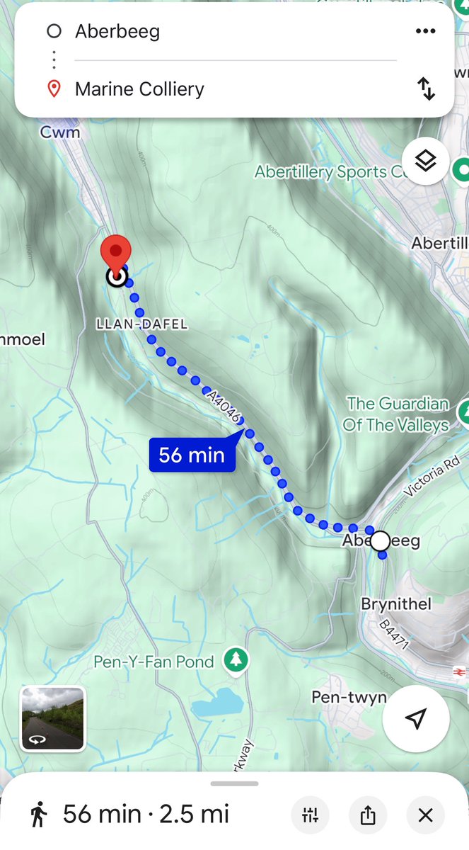 scott__boi's tweet photo. @swalesmetroprof @RachelReevesMP @JoStevensLabour @KenSkatesMS @Keir_Starmer @Heidi_Labour @PrifWeinidog The priority for the Ebbw line should be to get 4tph to Ebbw Vale (not just to Llanhilleth) by doubling the 2.5 mile section between Aberbeeg and Marine Colliery (at the bottom of Cwm) it used to be double track and nothing has been built there to prevent it being so again. https://t.co/xLfgZLNhJ1