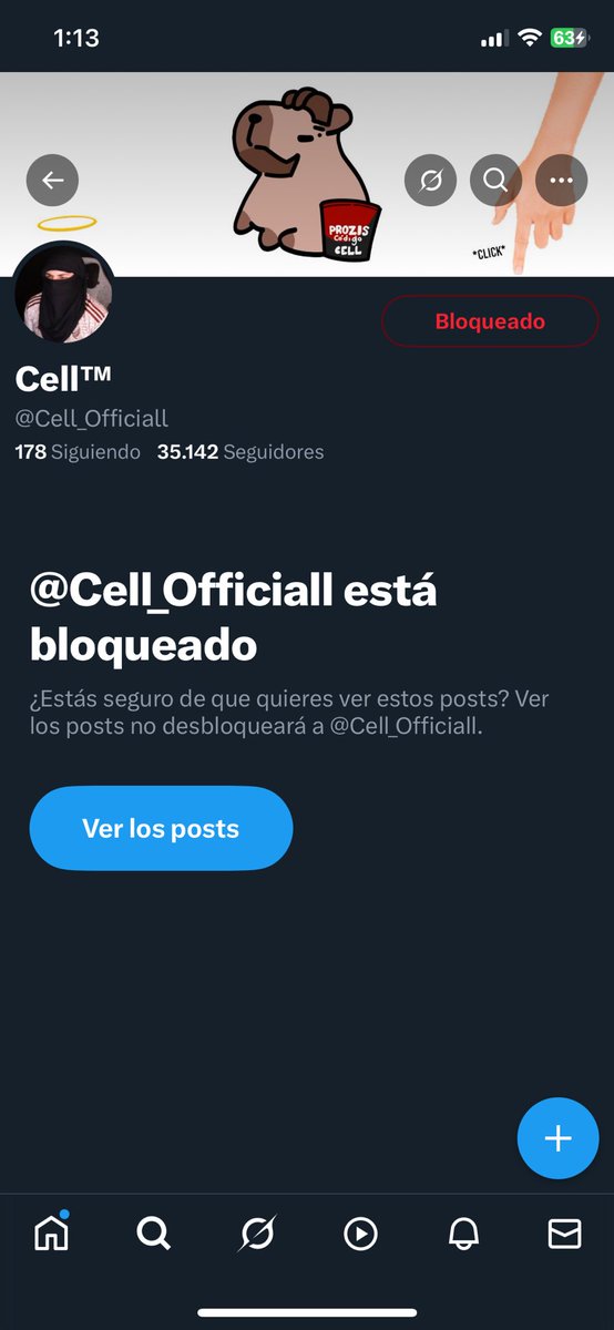 bloqueado como me pediste <a href="/Cell_Officiall/">Cell™</a> 👌🏻
