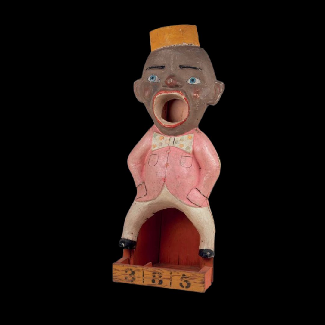 ElMuseoSoumaya's tweet photo. ¡Color, juego y fantasía!✨
En el siglo XIX, el papel maché conquistó México. Con técnica europea y mucho ingenio local, surgieron los tragabolas: figuras de feria que atrapaban pelotas hechas del mismo material.
#JuegoMW
#GameMW https://t.co/8TXcrwvbfX