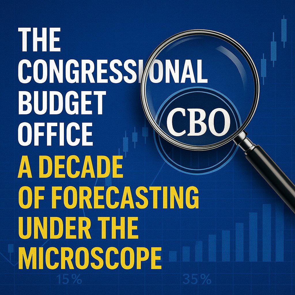 DBinBend's tweet photo. Congress Loves the CBO — Until It Doesn’t
Every time the numbers are inconvenient, the knives come out.
📉 “The CBO blew the Trump tax cuts!”
📈 “This new bill will save $1.4T!”
🌀 It’s always the same game: cherry-pick the model, blame the forecaster.
But here’s the twist:
The CBO’s 1996 debt projection?
📍It nailed 2024. To the percent.
So… are they hacks? Or the most accurate institution in D.C.?
Full story, hard numbers, political tantrums:
👉 https://t.co/rQ5XY9Hemn

#CBO #Budget #Debt #Deficit #Congress #EconTwitter #FiscalPolicy