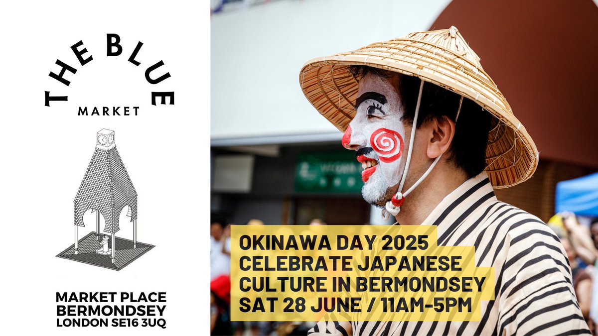 TheBlueMarket's tweet image. The waiting is over! #OkinawaDay2025 is back at @TheBlueMarket on Sat 28 June from 11am to 5pm
Expect traditional #Japanese music, dance, food & crafts.
Free family workshop
Everyone welcome, free entry!
Read more
thebluemarket.co.uk/london-okinawa…
#BermondseyLondon