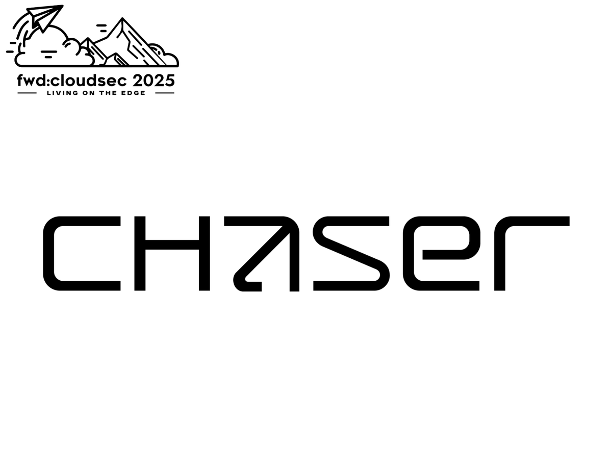 fwd:cloudsec (@fwdcloudsec) on Twitter photo We're happy to announce Chaser Systems is a Bronze sponsor for fwd:cloudsec North America 2025! <a href="/ChaserSystems/">Chaser Systems</a> chasersystems.com We're happy to announce Chaser Systems is a Bronze sponsor for fwd:cloudsec North America 2025! <a href="/ChaserSystems/">Chaser Systems</a> chasersystems.com
