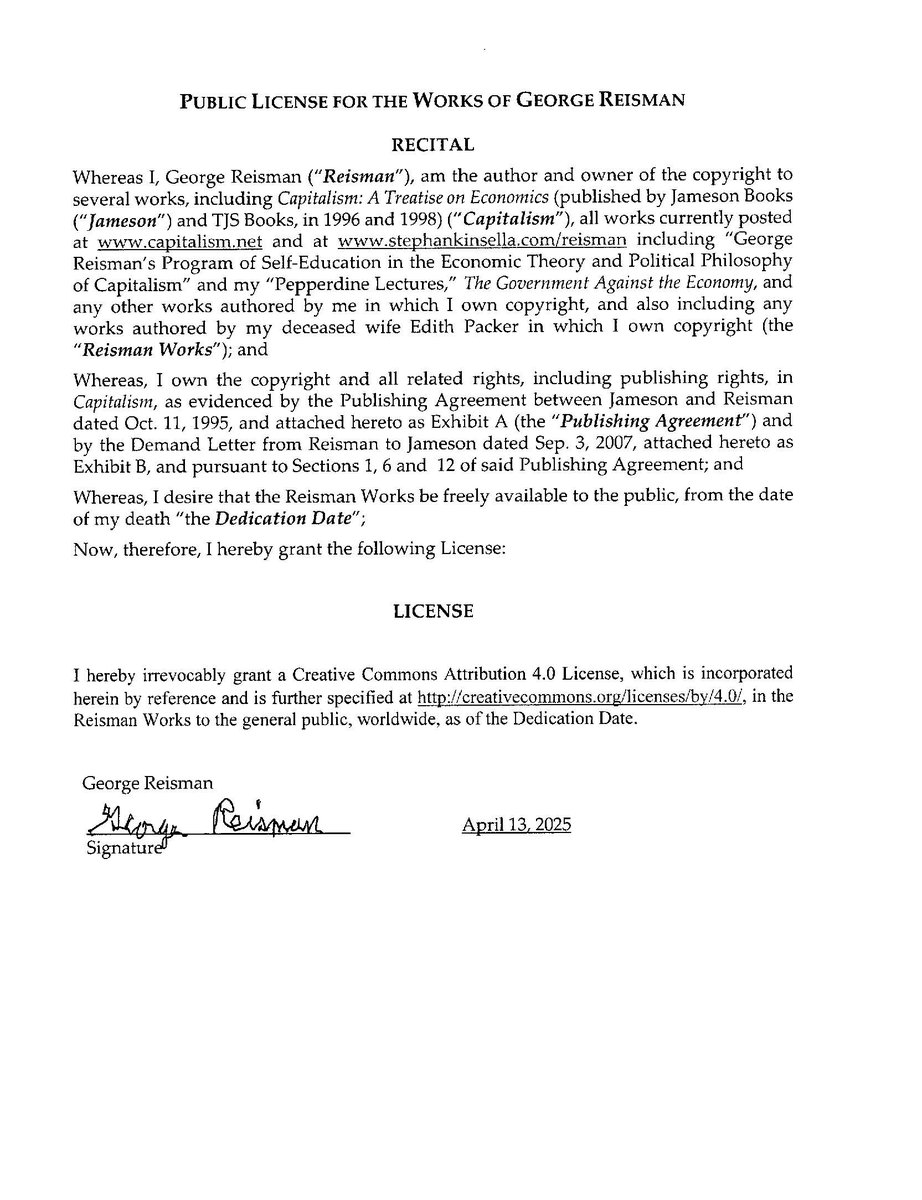 George Reisman tweet media