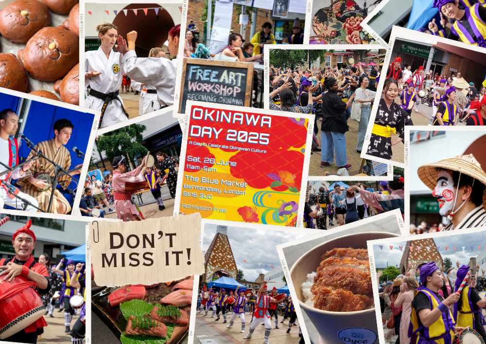 TheBlueMarket's tweet image. The waiting is over! #OkinawaDay2025 is back at @TheBlueMarket on Sat 28 June from 11am to 5pm
Expect traditional #Japanese music, dance, food & crafts.
Free family workshop
Everyone welcome, free entry!
Read more
thebluemarket.co.uk/london-okinawa…
#BermondseyLondon