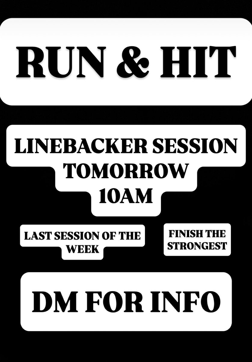 Let’s get better!!
RUN &amp; HIT 🪖