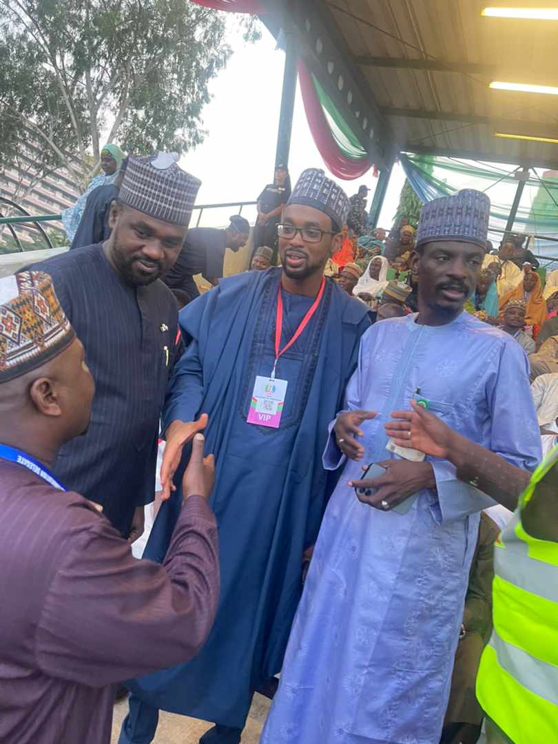 Boss <a href="/DansarariA/">Abba DanSarari</a> , Hon. <a href="/AbbaGanduje/">Engr Umar Ganduje</a> and Hon. Mallam <a href="/BashirAhmaad/">Bashir Ahmad, OON</a>