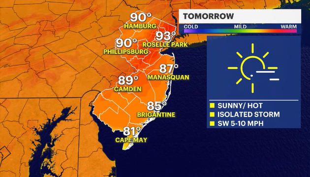 DaveCurren's tweet photo. Tomorrow's forecast is sponsored by Gold Bond. Ammirite fellas🤣😂 #NJwx #SpringSizzle https://t.co/HSJ1phOBaJ