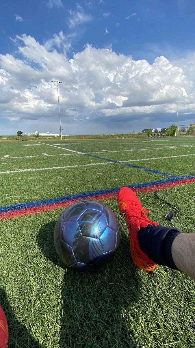 in denver playing futbol before i go