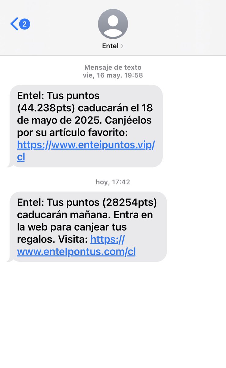 No tengo servicio de <a href="/entel/">Entel Chile</a> , y aún así, mis puntos, van a caducar 😜😜 #fraude