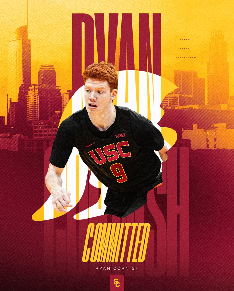 NEWS: Dartmouth transfer guard Ryan Cornish has committed to USC, he told <a href="/On3sports/">On3</a>. 

The 6-foot-4 grad transfer and First Team All-Ivy selection averaged 17.1 points, 4.9 rebounds, and 3.3 assists per game this season.

on3.com/news/usc-lands…