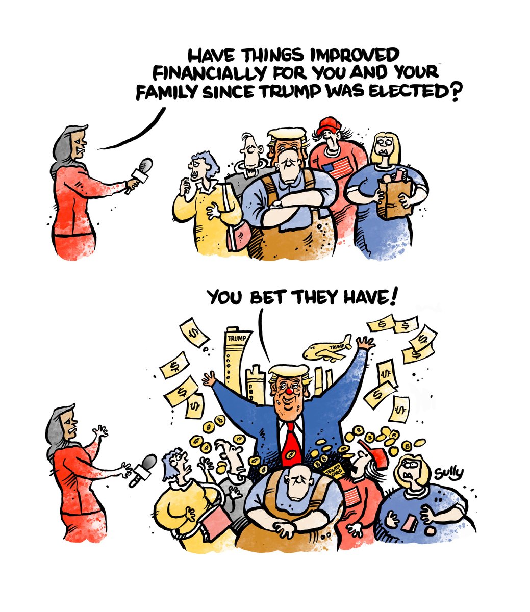 animalreason's tweet photo. TRUMP INC
With less than six months in power, Trump and his family have used the presidency to increase their personal wealth by millions of dollars. #trump #corruption #USA #politics #crimefamily #Bitcoin https://t.co/uKlwf6ckt4