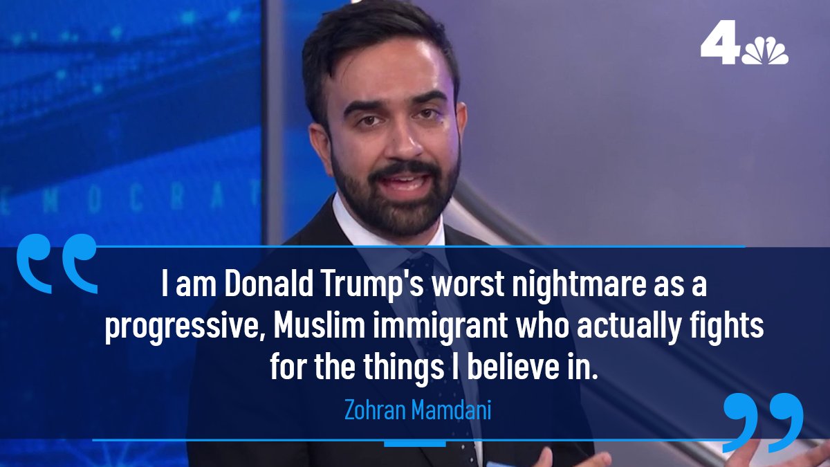 The Democratic candidates for NYC mayor are answering questions about how they intend to work with or against the Trump administration. Here's what Zohran Mamdani had to say: 
4.nbcny.com/YTImJRz