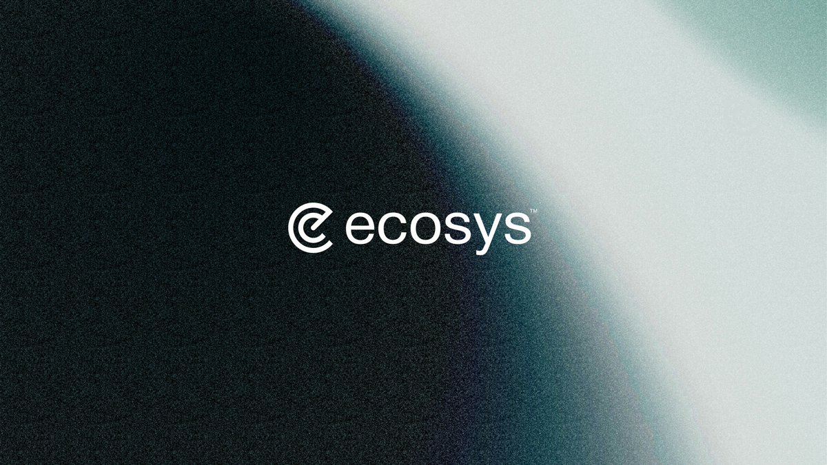 Velaskdzn's tweet image. ecosys™  —  Visual Identity                           

Velask©
