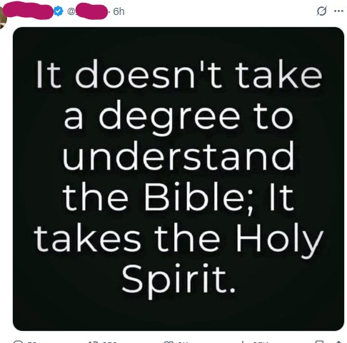 It takes imaginary powers to interpret the imaginary writings of the imaginary gods.     Of course.