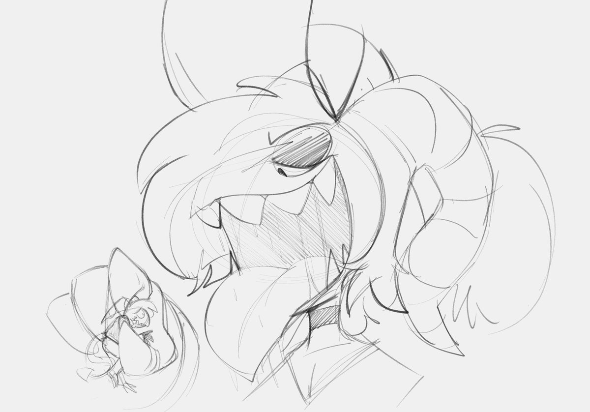 Looks like a  punk imp  found a goth imp to chew on lil thing for <a href="/FlintTheYordle/">Silas the Imp (comms open)</a>