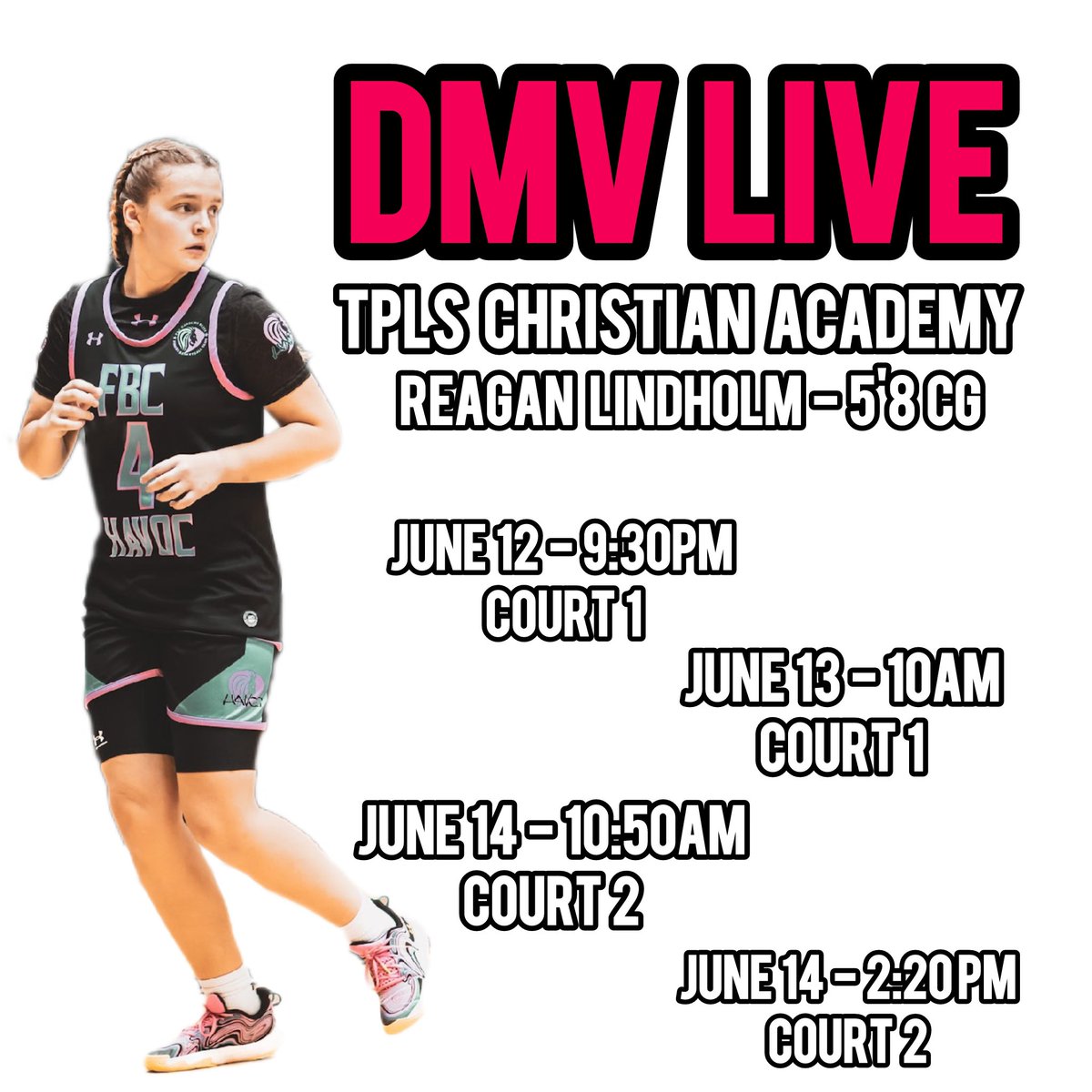 Come check <a href="/TPLS_LionsGirls/">TPLS Christian Academy Girls</a> and I out at <a href="/DMVHoopsLive/">DMV Live</a>, June 12-14 at the Bullis School! We can't wait to see you there!