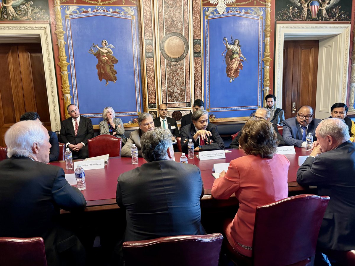 Senator Dave McCormick (@senmccormickpa) on Twitter photo It was a pleasure to join my <a href="/SenateForeign/">Senate Foreign Relations Committee Chairman</a> colleagues to host a delegation from the Parliament of India.Ā We discussed the shared values between the U.S. and India, combatting terrorism and pushing back against authoritarian states, while expanding our economic relationship to It was a pleasure to join my <a href="/SenateForeign/">Senate Foreign Relations Committee Chairman</a> colleagues to host a delegation from the Parliament of India.Ā We discussed the shared values between the U.S. and India, combatting terrorism and pushing back against authoritarian states, while expanding our economic relationship to
