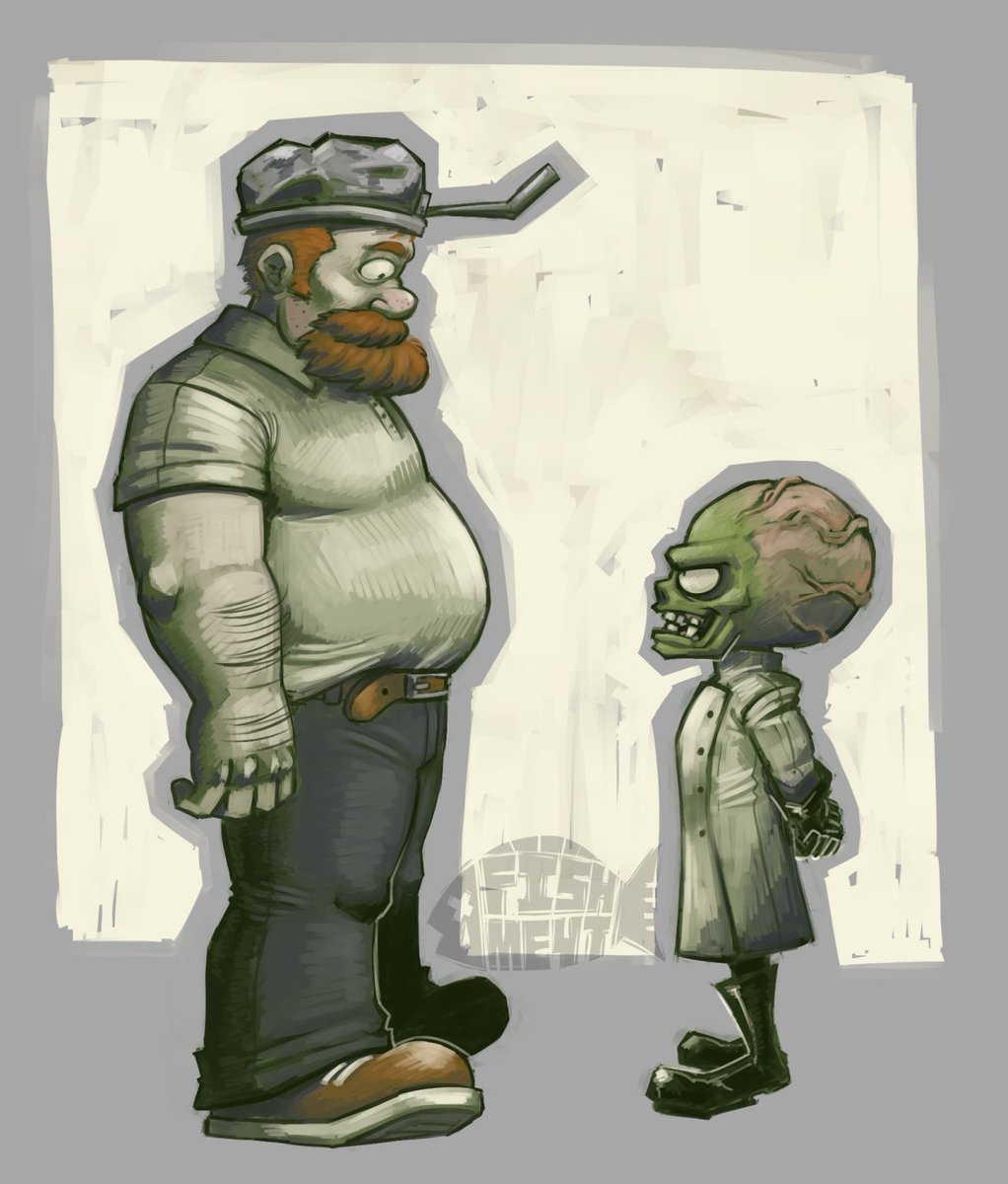 FISHME4T's tweet photo. @PlantsvsZombies here's some couple of fanarts i did :y https://t.co/k6f6Jc50c0