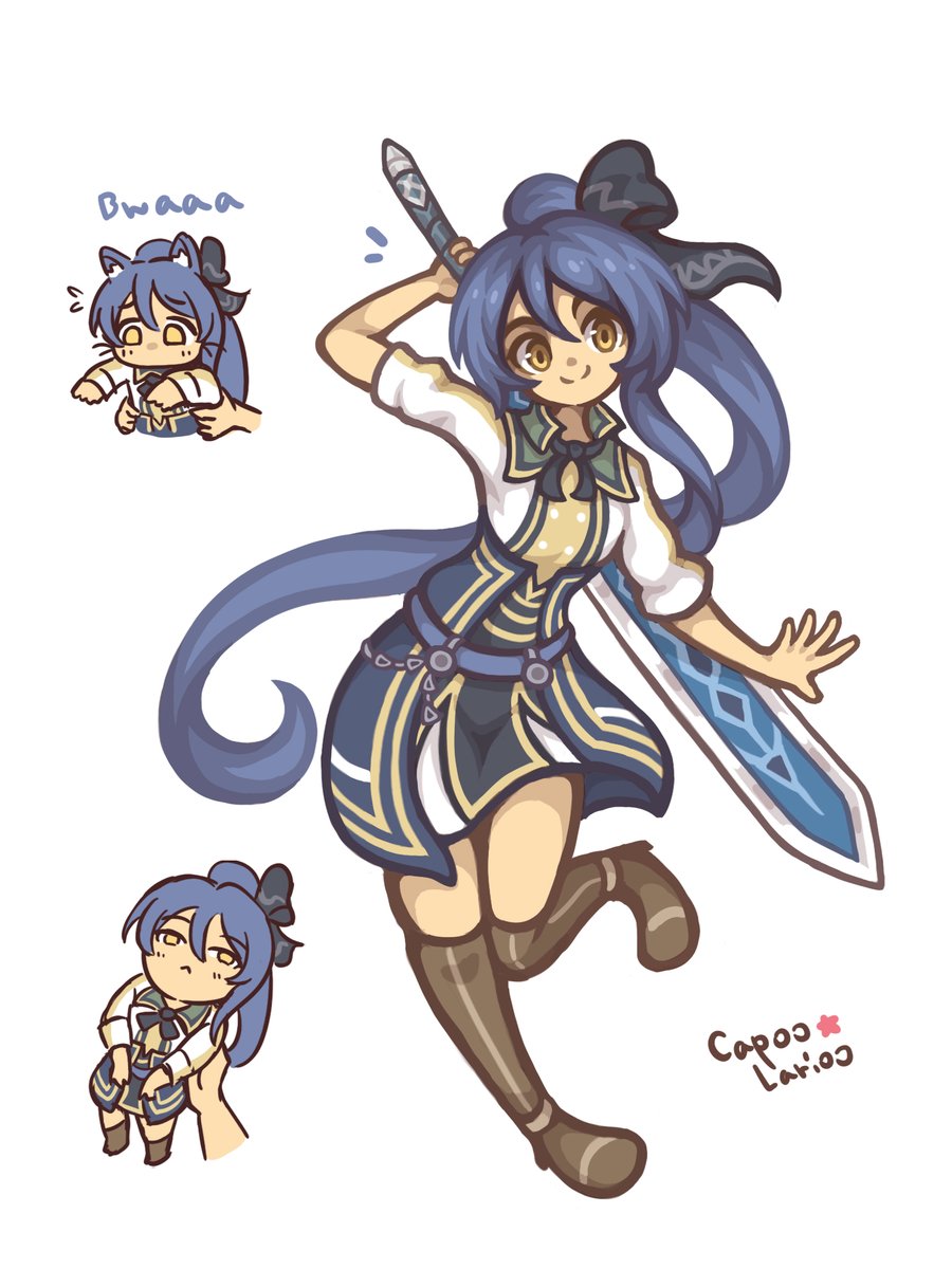 CapooLarioo's tweet image. Little Laura!
#軌跡シリーズ
#TrailsofColdSteel
