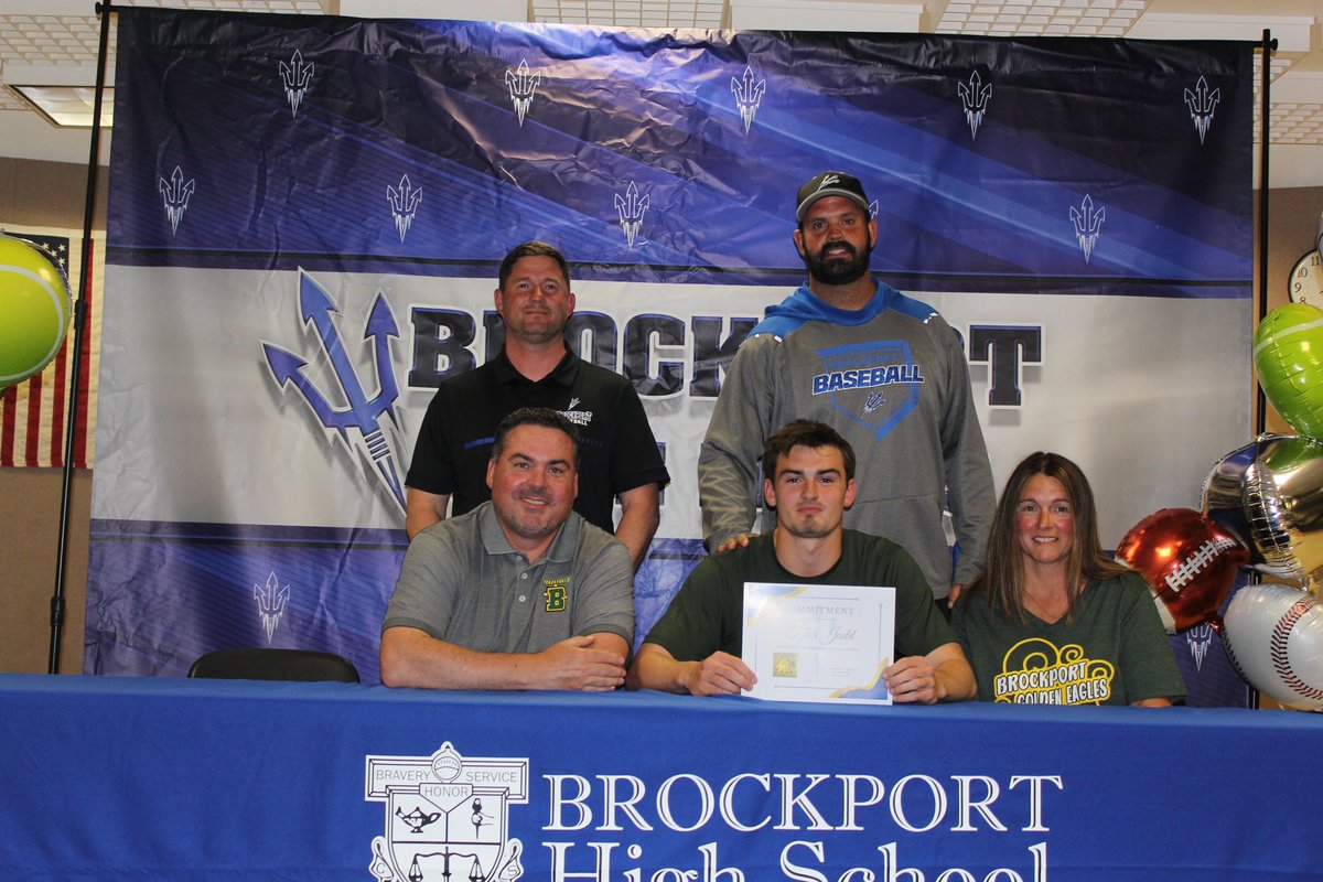 Our football athletes declaring their college choice!  <a href="/BportAthletics/">Brockport Athletics</a>