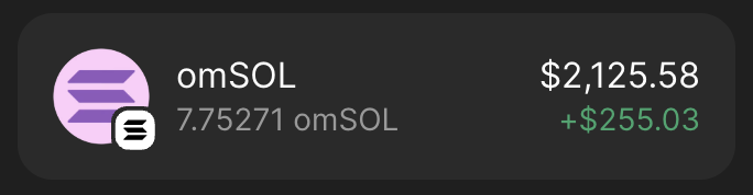super cool to see the organic market forming around $omSOL

deep liquidity 🔜