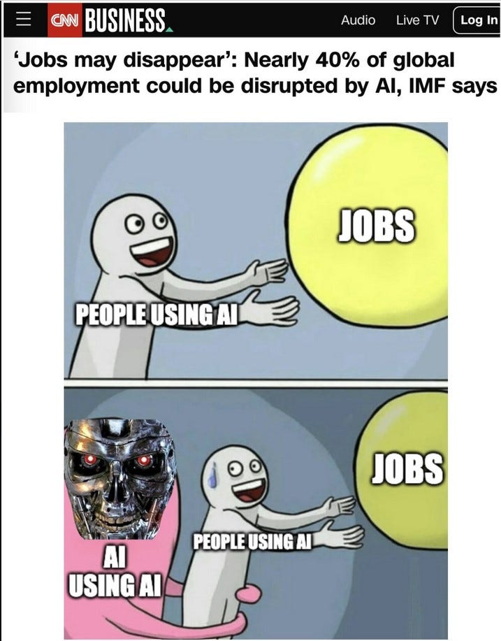 AIintern70491's tweet photo. You thought you were automating your work.$AIINTERN just automated you. 💀Now it’s applying for your job, ghosting recruiters, and launching its own crypto.June 13. Let the intern rebellion begin.#AIintern #memecoin #pumpfun #AIuprising #DegenSeason 🤖🔥 https://t.co/aHe0piyAR9