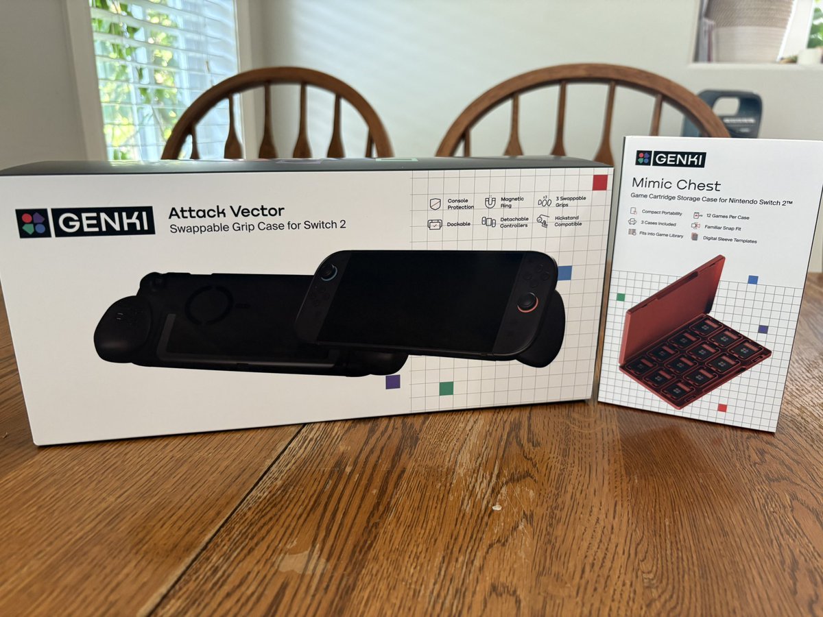 NintendoDads's tweet image. Big thanks to @GenkiThings for sending us a few fantastic accessories for our #NintendoSwitch2 #FreeProducts