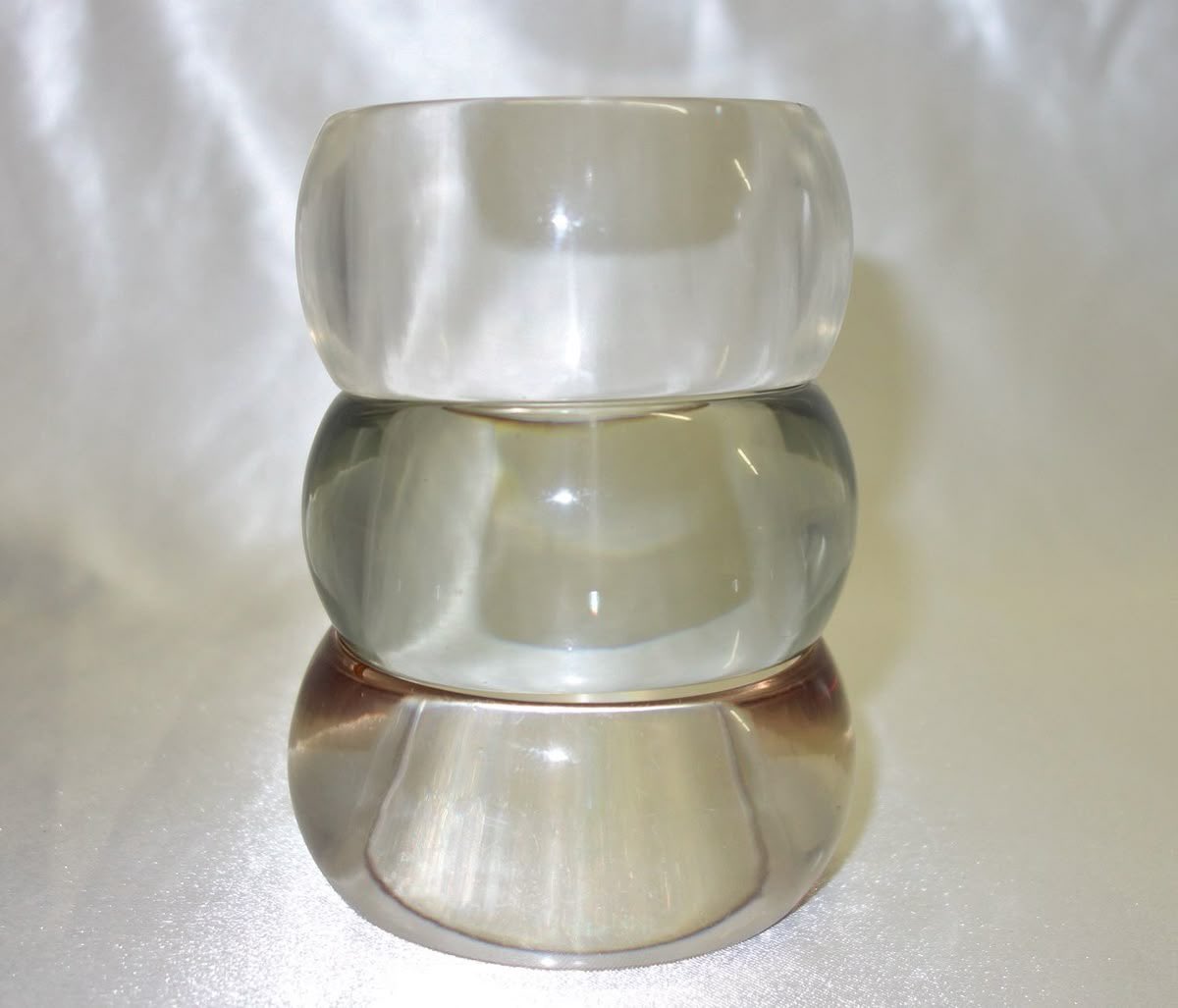 Clear bangles