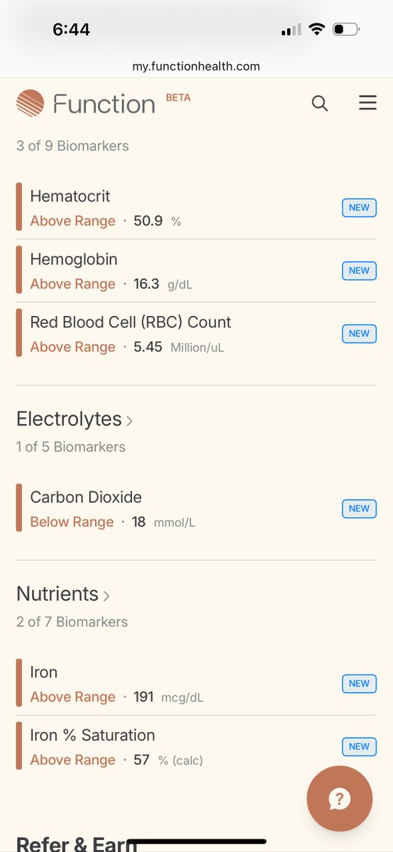 AlexanderApp's tweet image. My wife and I just got our bloodwork done with Function Health and her recommendations are to avoid high iron foods such as beef. These are here numbers that are out of range. Her family has a history of hemochromatosis and it’s looking like she might have it too. Any advice on…