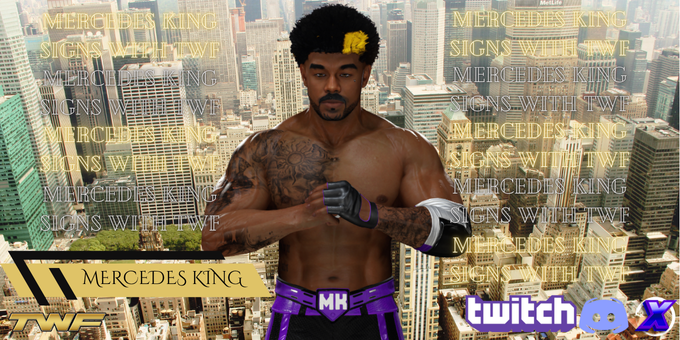 Mercedes King attacked his own brother the other day, making a statement.
He's officially on Aftermath!

#TWF #Aftermath #WWE2k25 #EFed #CAW