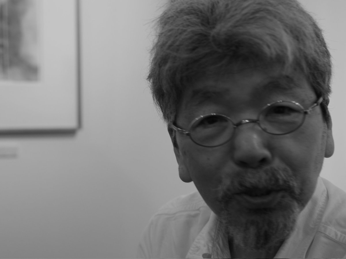 SHIKIPHOTO's tweet photo. ギャラリーヴィヴァン
深沢軍治 展 にて、作家 深沢軍治さん
2025年6月4日
#深沢軍治 
#ギャラリーヴィヴァン https://t.co/ig9TWOfMeD