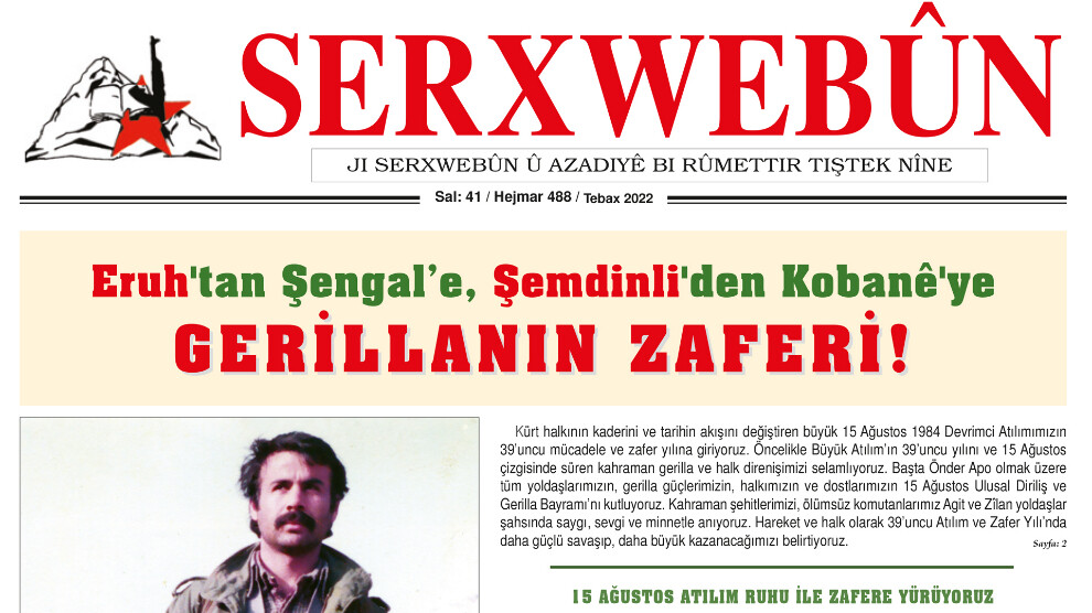 Bir tarih, yapıcıları eliyle tek tek budanıp tasfiye ediliyor. Yazık! Serxwebûn'da harakiri yapmış.