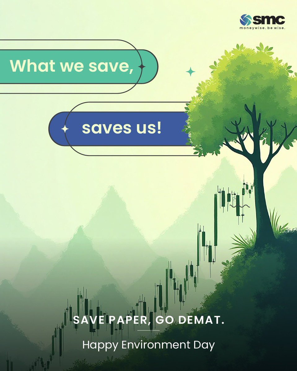 Be wise, go green with SMC, because every green step today leads to growth tomorrow To open your Demat account visit https t Be wise, go green with SMC, because every green step today leads to growth tomorrow To open your Demat account visit http...