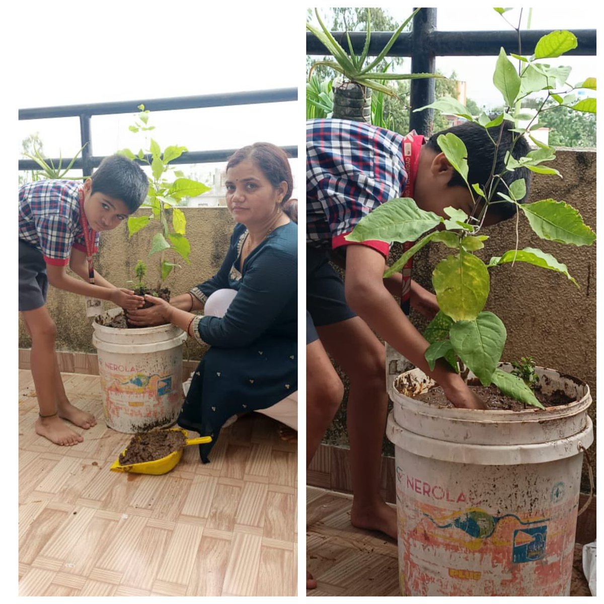 KVNo1DRPune's tweet photo. 🌳 “Ek Ped Maa Ke Naam” campaign celebrated with love at PM SHRI KV No.1 Dehu Road! Students planted saplings in honour of their mothers — a beautiful blend of gratitude and green responsibility. 💚🌱
@parimadhusudan @KVS_HQ @KvsMumbai @EduMinOfIndia https://t.co/8u8zGavz1c