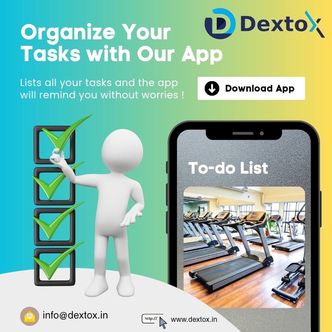 Dextoxsoftech's tweet photo. π² Stay Organized, Stay Ahead!
With the Dextox app, your tasks are always on track. No more forgettingβjust smooth reminders and easy planning!
β
Plan.
β
Track.
β
Achieve.
π Download now and simplify your life!
π https://t.co/XBaUWgQsxQ
#Dextox #ToDoListApp #TaskManager https://t.co/GgbWvk0xdA