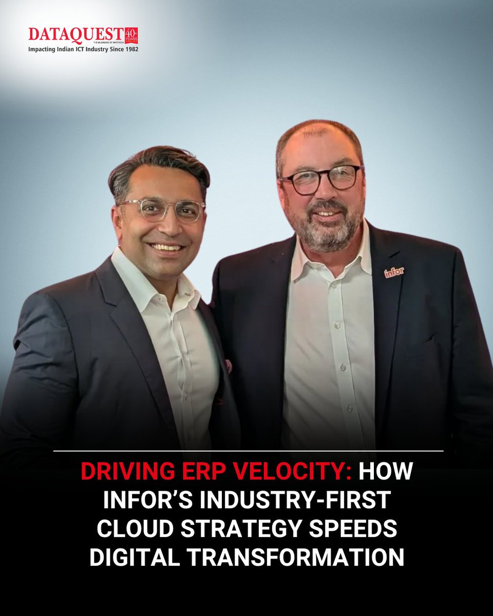 dataquestindia's tweet image. Terry Smagh, Senior Vice President and General Manager for APAC &amp;amp; Japan, and Phil Lewis, Vice President of Solution Consulting share how Infor’s holistic industry centric cloud solution strategy  dqindia.com/interview/driv…

#dataquest #Infor #ERPVelocity #CloudERP