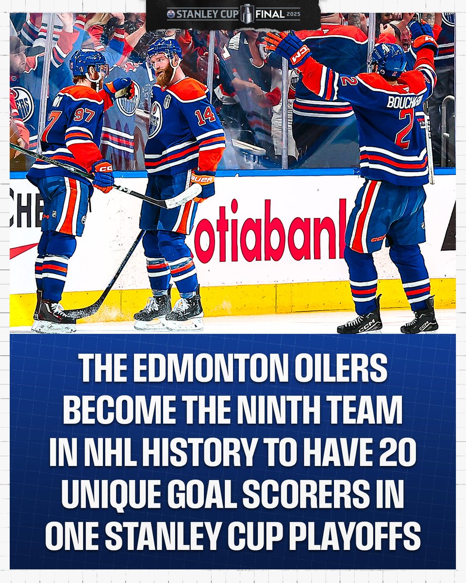 It's been a full team effort by the <a href="/EdmontonOilers/">Edmonton Oilers</a> in these #StanleyCup Playoffs! 🚨