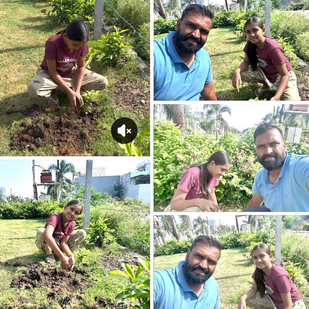 DARYS_Songara's tweet photo. 🌱विश्व पर्यावरण दिवस की शुभकामनाएँ 🌴

5 जून विश्व पर्यावरण दिवस 2025 सुबह मेरी बेटी आरोही सोनगरा को पर्यावरण का महत्व समझा कर और मैंने ख़ुद वृक्ष,🍃 लगाकर अपना फ़र्ज़,कर्तव्य पूर्ण किया
अब आपकी बारी आप भी 2 वृक्ष लगा कर पर्यावरण को सुंदर बनाये
@DrMohanYadav51 @worldenv 
#DARYS https://t.co/fkTtzwJlwq