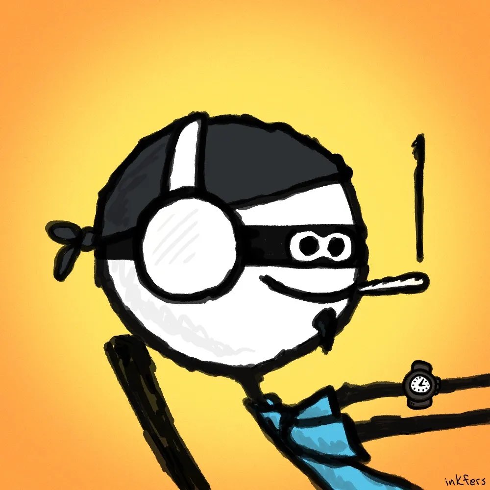 Derivative of mfers by <a href="/sartoshi_rip/">sartoshi</a>, complements and expands the mfers universe. Each inkfer is a seed born from the mfers spirit 🌱

ignatevink.fun/inkfers

43.4% minted. 
Only 6 rare 1/1s have been revealed.