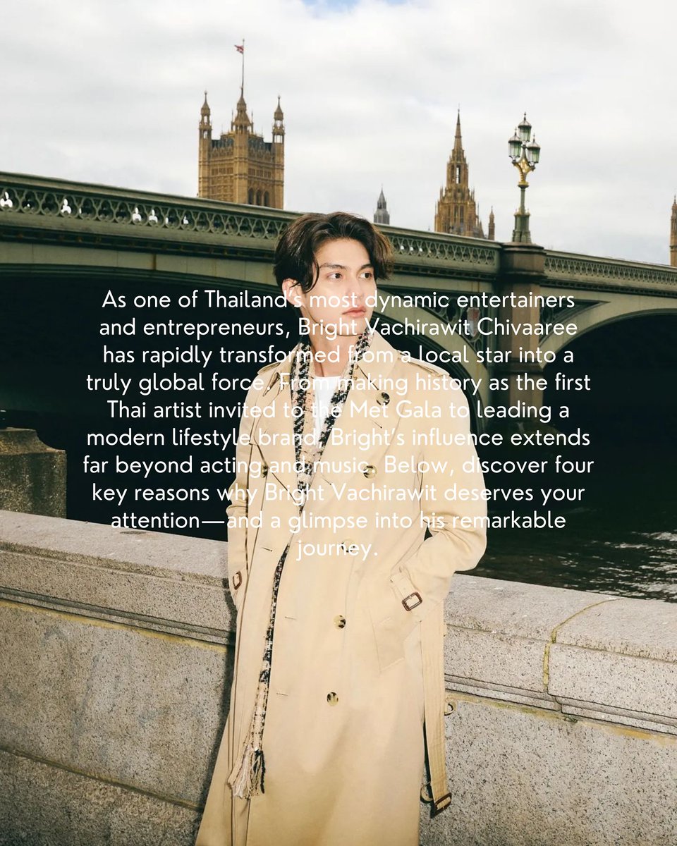 [ INSTAGRAM UPDATE ] - 05.06.25

From his electric Met Gala debut in
Burberry to juggling life as an actor, singer, and CEO, Bright Vachirawit Chivaaree is Thailand's answer to the
next lobal superstar.

IG : digitalfashionweek
🔗 instagram.com/p/DKWMnFmudUU/…

#bbrightvc